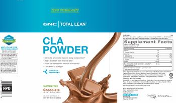 GNC Total Lean CLA Powder Chocolate - supplement