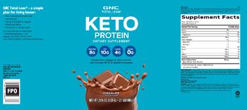 GNC Total Lean Keto Protein Chocolate - supplement