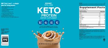 GNC Total Lean Keto Protein Cinnamon Bun - supplement