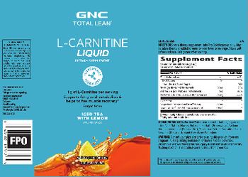 GNC Total Lean L-Carnitine Liquid Iced Tea with Lemon - supplement