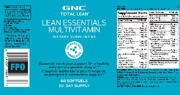 GNC Total Lean Lean Essentials Multivitamin - supplement