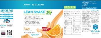 GNC Total Lean Lean Shake 25 Orange Cream - 
