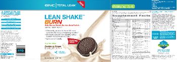 GNC Total Lean Lean Shake Burn Cookies & Cream - supplement