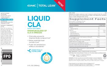 GNC Total Lean Liquid CLA - supplement