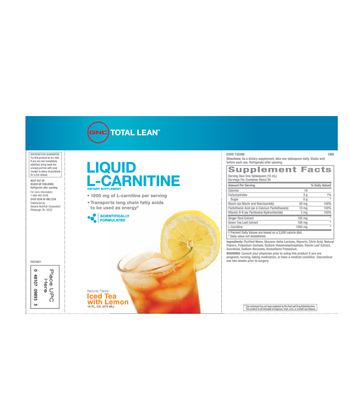 GNC Total Lean Liquid L-Carnitine Iced Tea With Lemon - supplement