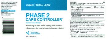 GNC Total Lean Phase 2 Carb Controller - supplement