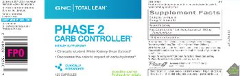 GNC Total Lean Phase 2 Carb Controller - supplement