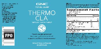 GNC Total Lean Thermo CLA - supplement