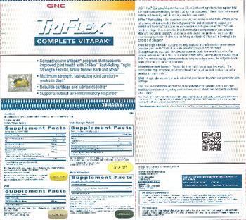 GNC TriFlex Complete Vitapak TriFlex Fast-Acting - 