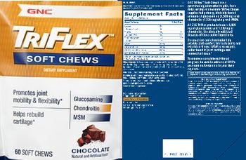 GNC TriFlex Soft Chews Chocolate - supplement