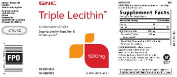 GNC Triple Lecithin 1200 mg - supplement