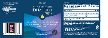 GNC Triple Strength DHA 1000 Mini - omega3 supplement