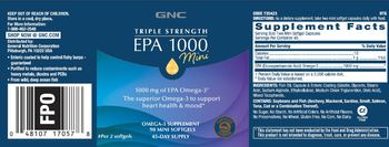 GNC Triple Strength EPA 1000 Mini - omega3 supplement