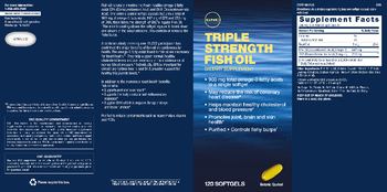 GNC Triple Strength Fish Oil - supplement