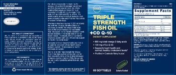 GNC Triple Strength Fish Oil +Co Q-10 - supplement