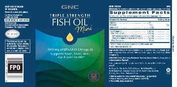 GNC Triple Strength Fish Oil Mini - 