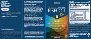 GNC Triple Strength Fish Oil Plus Joint - omega3 supplement