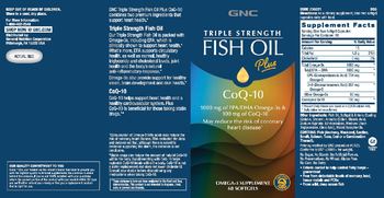 GNC Triple Strength Fish Oil Plus - omega3 supplement