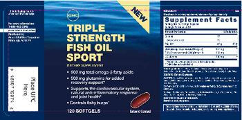 GNC Triple Strength Fish Oil Sport - supplement
