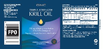 GNC Triple Strength Krill Oil - omega3 supplement