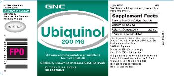 GNC Ubiquinol 200 mg - supplement