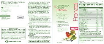 GNC Ultra Mega Green Prenatal - supplement