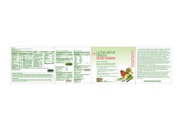 GNC Ultra Mega Green Vegetarian Digestive Enzyme Formula - supplement