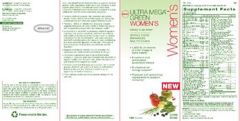 GNC Ultra Mega Green Women's - supplement