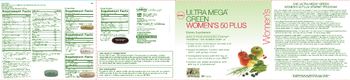 GNC Ultra Mega Green Women's 50 Plus Calcium/MBP - supplement