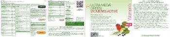 GNC Ultra Mega Green Women's Active Energy Formula - supplement