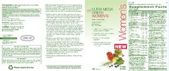 GNC Ultra Mega Green Women's - whole food enhanced multivitamin