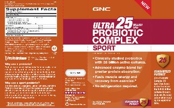 GNC Ultra Probiotic Complex Sport 25 Billion CFUs - supplement