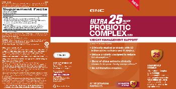 GNC Ultra Probiotic Complex With Weight Management Support 25 Billion CFUs - supplement