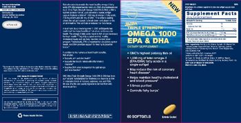 GNC Ultra Triple Strength Omega 1000 EPA & DHA - supplement