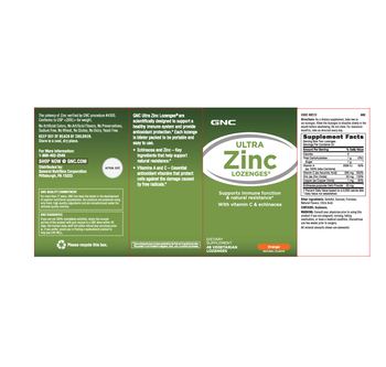 GNC Ultra Zinc Lozenges Orange - supplement