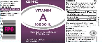 GNC Vitamin A 10000 IU - supplement