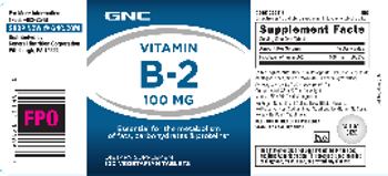 GNC Vitamin B-2 100 mg - supplement