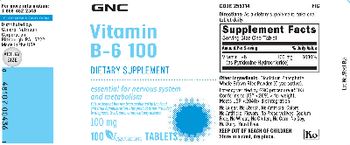 GNC Vitamin B-6 100 - supplement