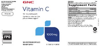 GNC Vitamin C 1000 mg - supplement