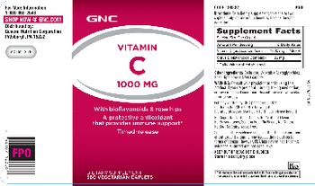 GNC Vitamin C 1000 mg With Bioflavonoids & Rose Hips - supplement