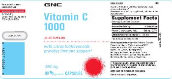 GNC Vitamin C 1000 With Citrus Bioflavonoids - supplement