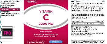GNC Vitamin C 2000 mg - supplement