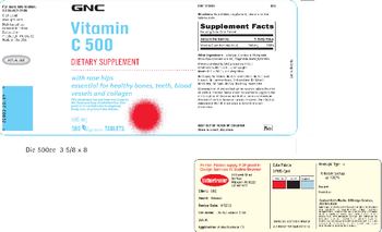 GNC Vitamin C 500 - supplement