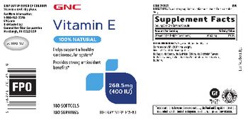 GNC Vitamin E 268.5 mg (400 IU) - supplement