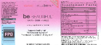 GNC WELLbeING Be-Beautiful Hair - Skin - Nails - supplement for women