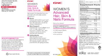 GNC Women's Advanced Hair, Skin & Nails Formula - supplement