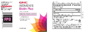GNC Women's Biotin Plus - supplement