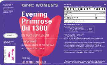 GNC Women's Evening Primrose Oil 1300 - supplement