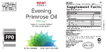 GNC Women's Evening Primrose Oil 500 mg - supplement