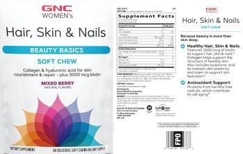 GNC Women's Hair, Skin & Nails Mixed Berry - supplement
